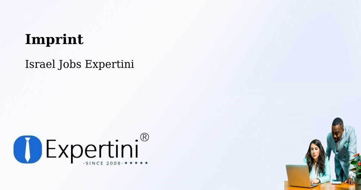 Imprint – Rahat - Israel Jobs Expertini